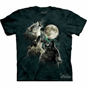 Three Wolf Moon Tie Dye Shirt