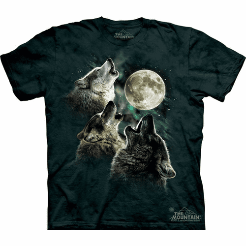 Three Wolf Moon Tie Dye Shirt