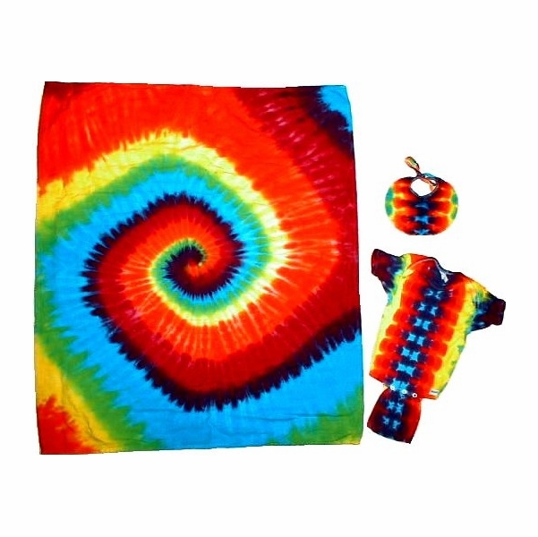 Tie Dye Baby Shower Gift Set