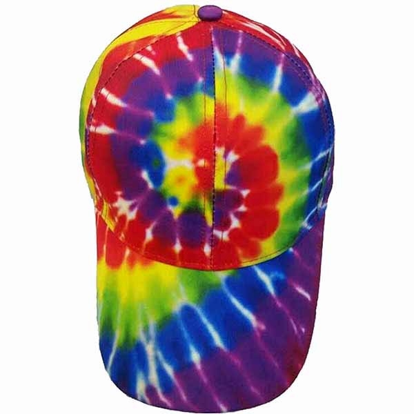 Tie Dye Baseball Cap - Rainbow