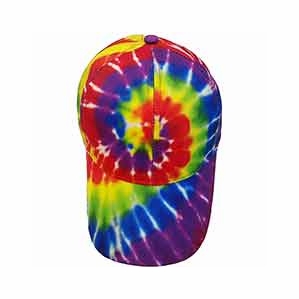 Tie Dye Baseball Cap - Rainbow