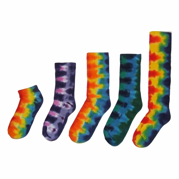 Tie Dye Crew Socks