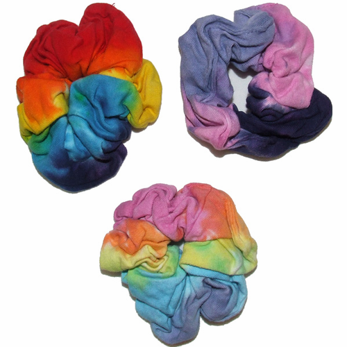 Tie Dye Hair Scrunchies