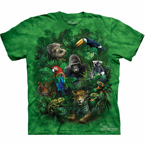 Tie Dye Jungle Friends