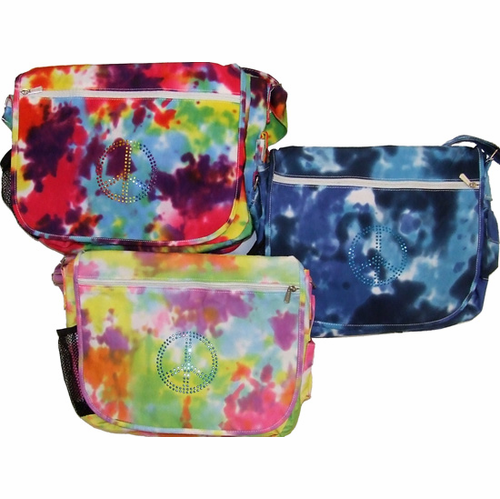 Tie Dye Messenger Bag