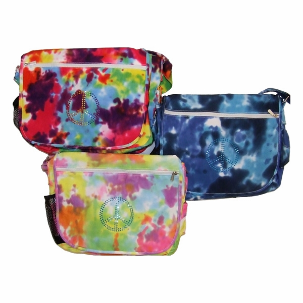 Tie Dye Messenger Bag