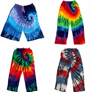 Tie Dye Pants and Shorts