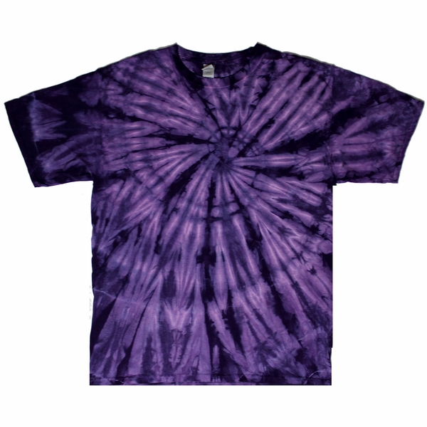 Tie Dye Purple Spiral Shirt