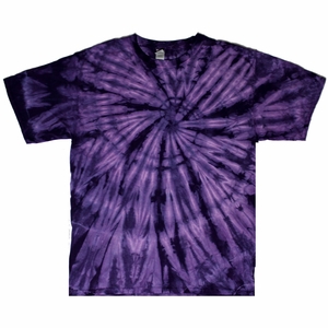 Tie Dye Purple Spiral Shirt
