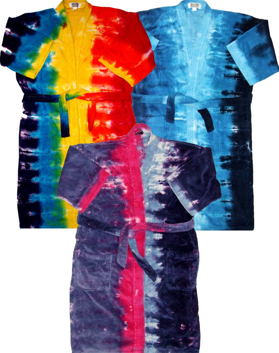 Tie Dye Robe Tie Dye Bathrobe