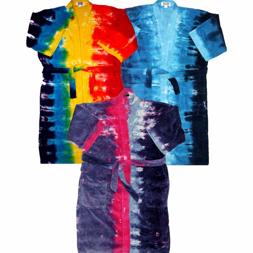 Tie Dye Robe - Tie Dye Bathrobe