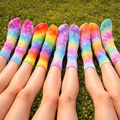 Tie Dye Socks &mdash; Colorful Feet
