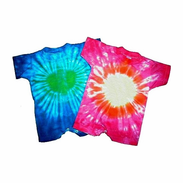 Tie Dye Sun Baby Rompers