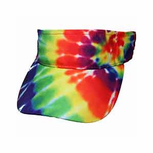 Tie Dye Visor - Rainbow