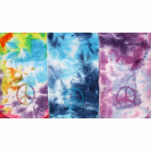 Tie Dye Winter Scarves