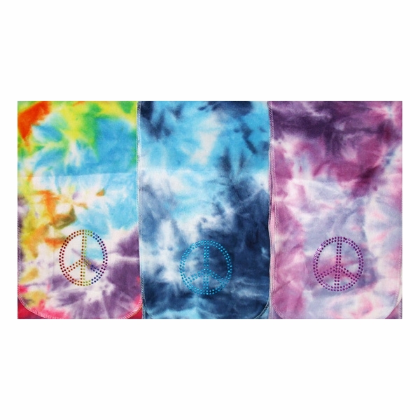 Tie Dye Winter Scarves