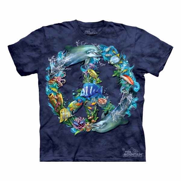 Underwater Peace Sign 