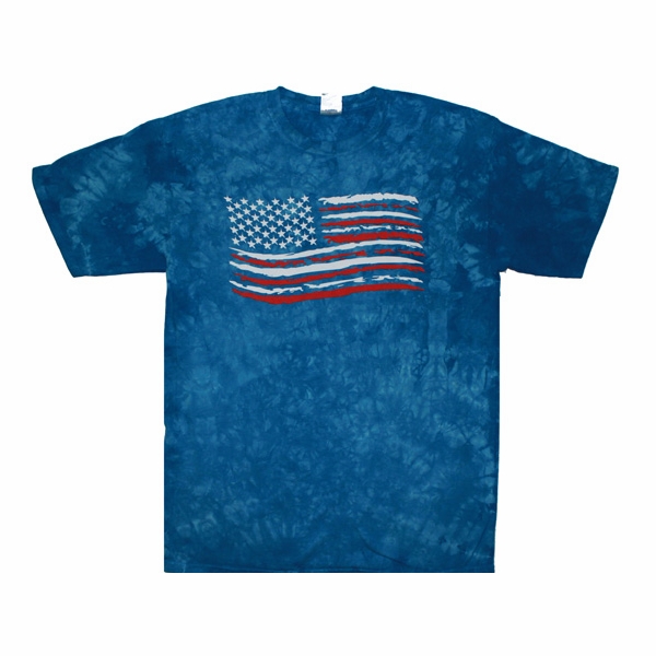 Waving American Flag Shirt