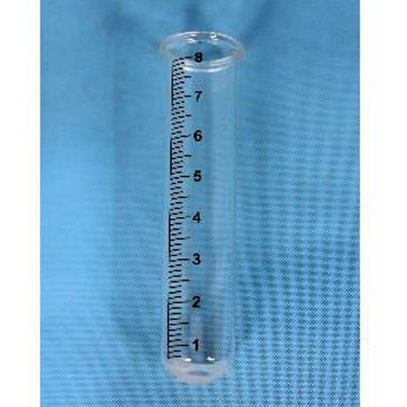 large glass replacement rain gauge tube