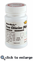Tiras Reactivas para Cloro Libre 0 a 120 ppm