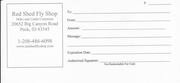Red Shed Gift Certificate for $50.00