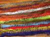 Black Barred Straight Cut Rabbit Strips