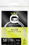 Cortland 7.5' and 9' Heavy Nylon Tapered Leaders 2 Packs