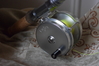  Farlex 4" Raised Pillar Direct Drive Plate Wind Reel in all Silver or all Black