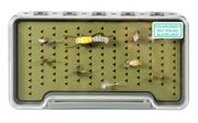 New Phase fly box with red shed logo