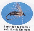 Partridge & Peacock Soft Hackle Emerger