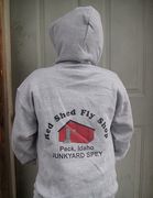 Red Shed Fleece Pullover Hoodie