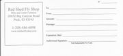 Red Shed Gift Certificate