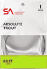 Scientific Anglers Absolute Trout 9' 4X, 5X, and 6X Tapered Leader-1 Pack
