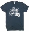 Alien Bigfoot Smoking Marijuana Shirt