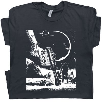 Cosmic Cowboy T Shirt | Alien Outlaw Cowboy Shirts | Western Gunslinger