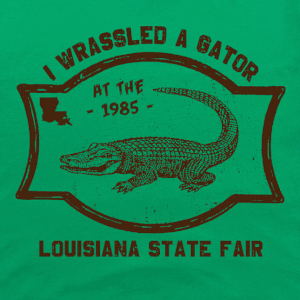 Alligator Wrestling Vintage Shirt 