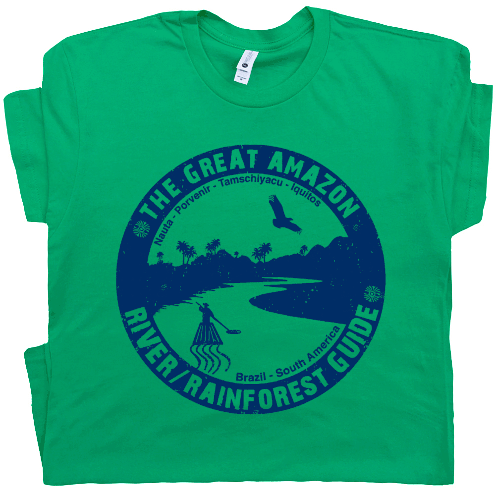 Amazon River T Shirt Kayak T Shirt Canoe T Shirt River Guide Tee