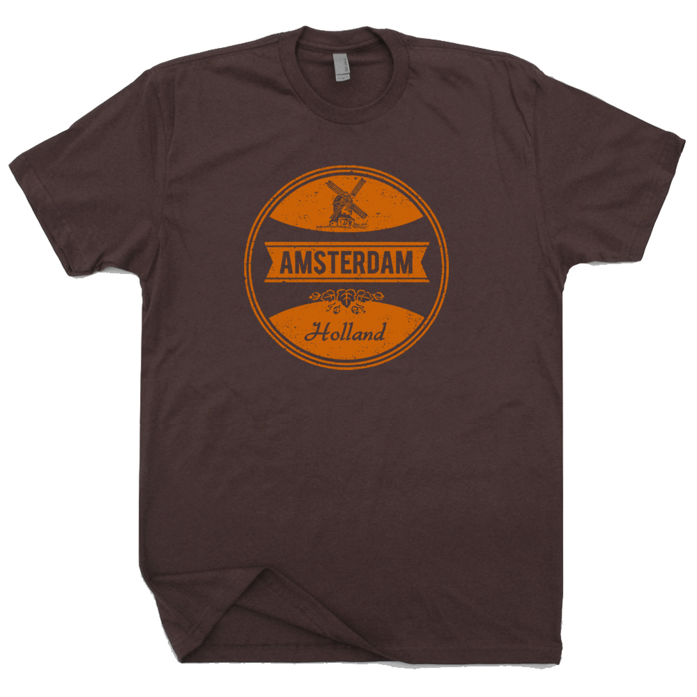 Amsterdam T Shirt Vintage Beer T Shirt Amsterdam Bar pub T Shirt