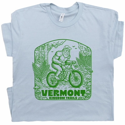 Bigfoot Mountain Bike Shirt Kingdom Trails