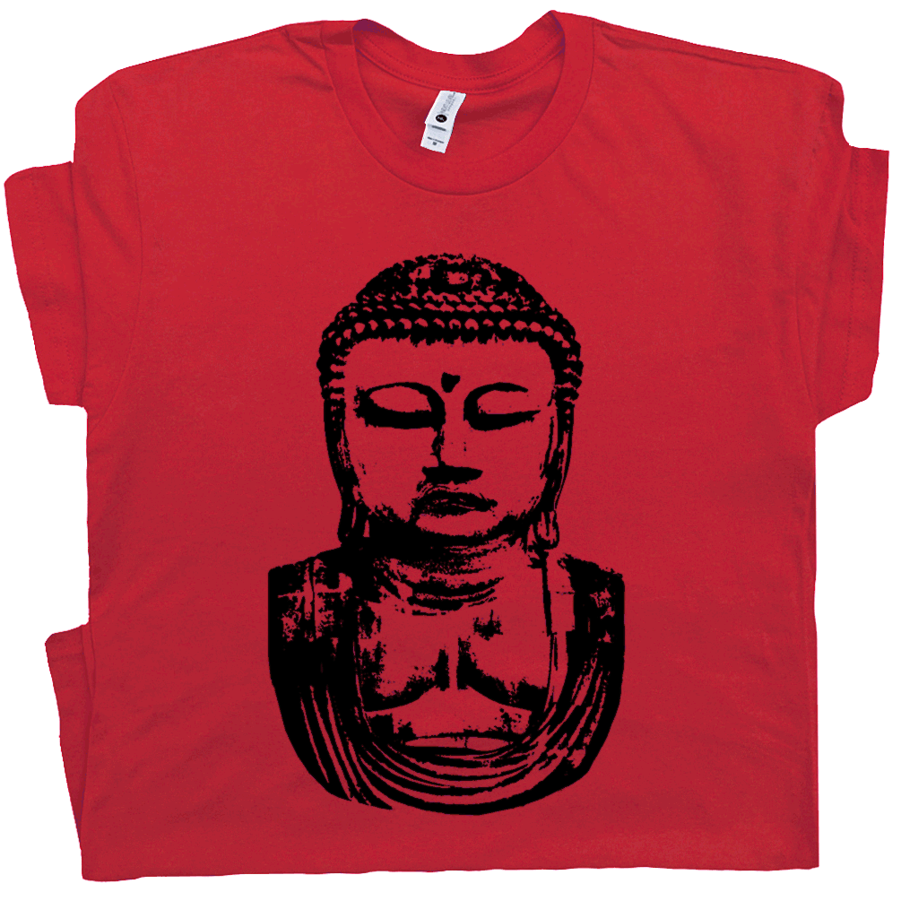 Buddha T Shirt Buddhist T Shirt Buddha Statue Tee for Men Women