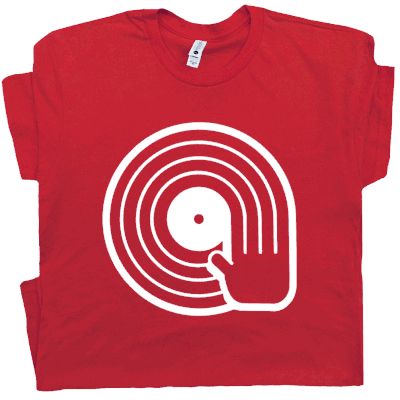 Disc Jockey - Vintage DJ - Vinyl Record - Party Maglietta