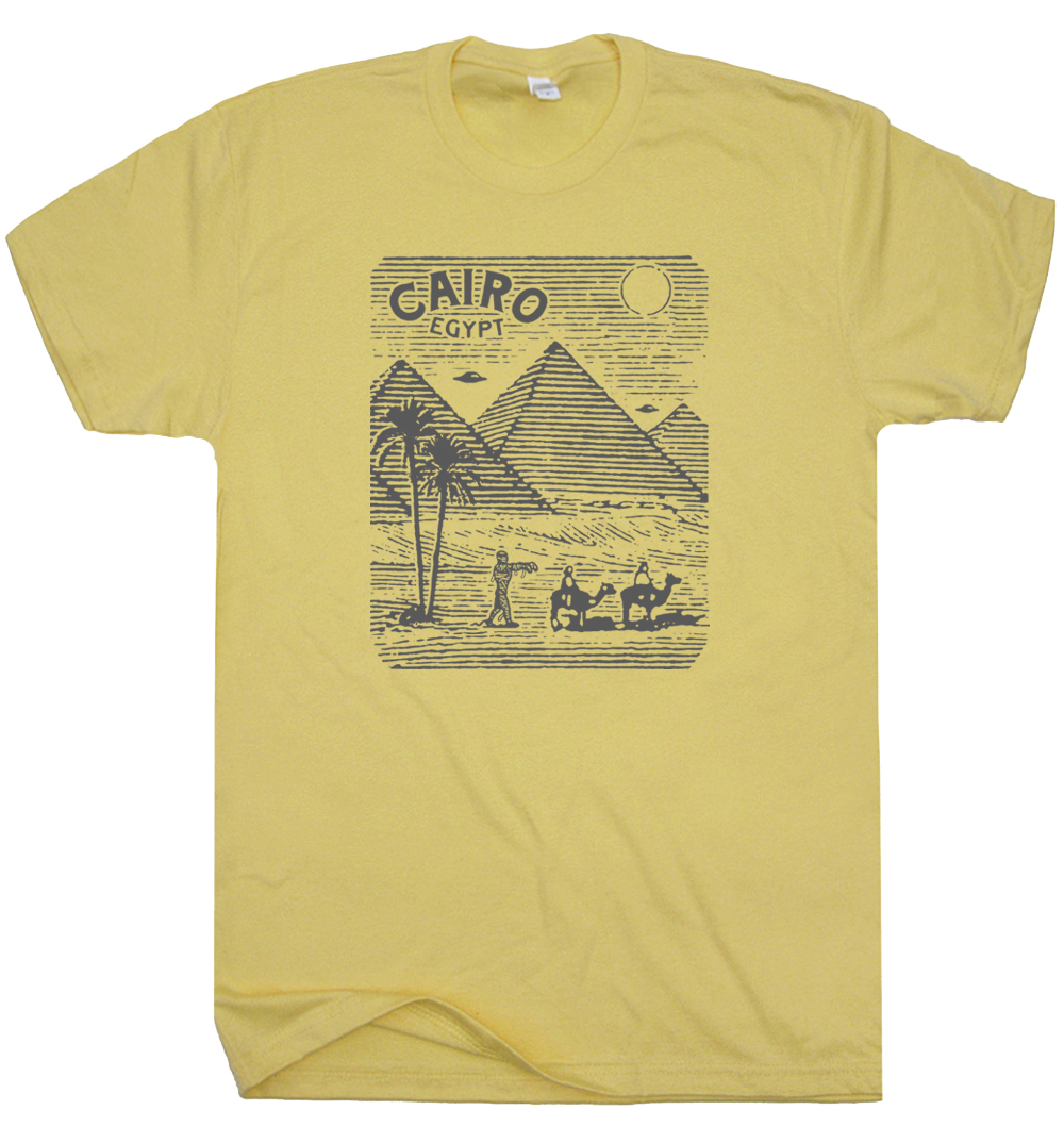 Cairo Egypt T Shirt Egyptian Pyramid Shirt Cool Graphic Tees