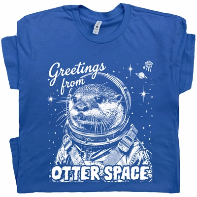 Funny Otter Space T Shirt