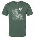 Moon Frogs Funny Shirt