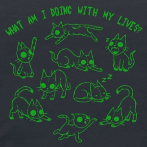 Nine Lives Funny Cat Shirt