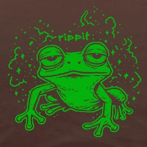 Rippit Funny Stoner Frog Shirt