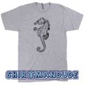 Seahorse Drinking Beer