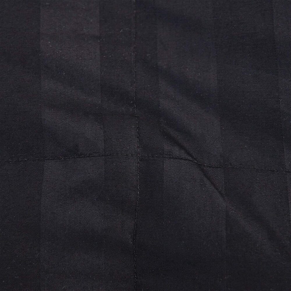 FourSeason Goose Down Comforter Duvet Insert Black Stripe Design