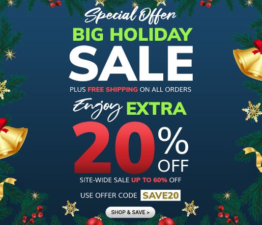 Special Annual Sale - Enjoy 15% Off Site-wide Sale of up-to 60% Off 