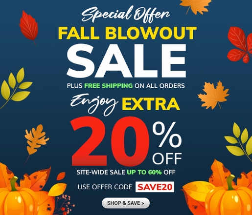 Special Annual Sale - Enjoy 15% Off Site-wide Sale of up-to 60% Off 